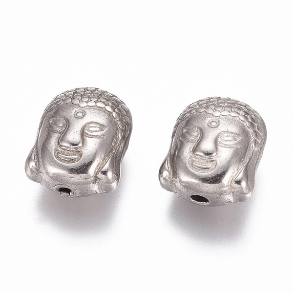 Nemesacél buddha fej gyöngy 1.490.-Ft